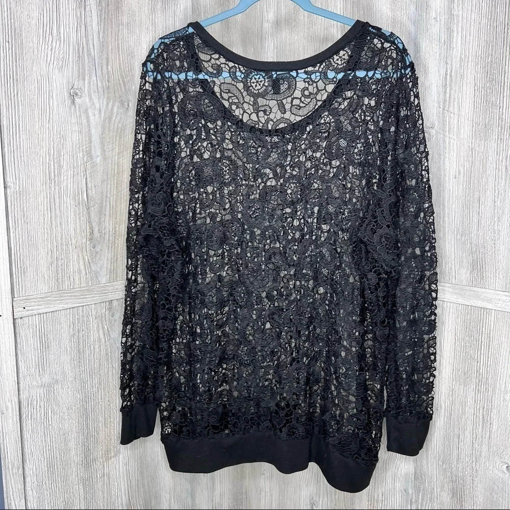 Lane Bryant Crochet Tunic - Picture 2 of 4